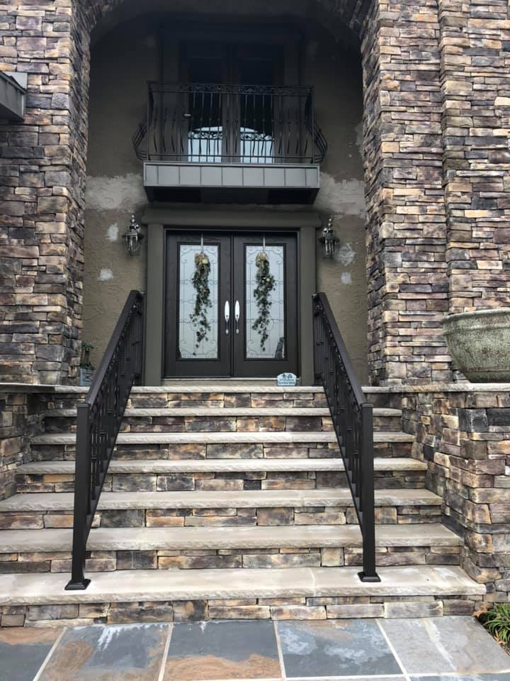 Entry Step Handrails