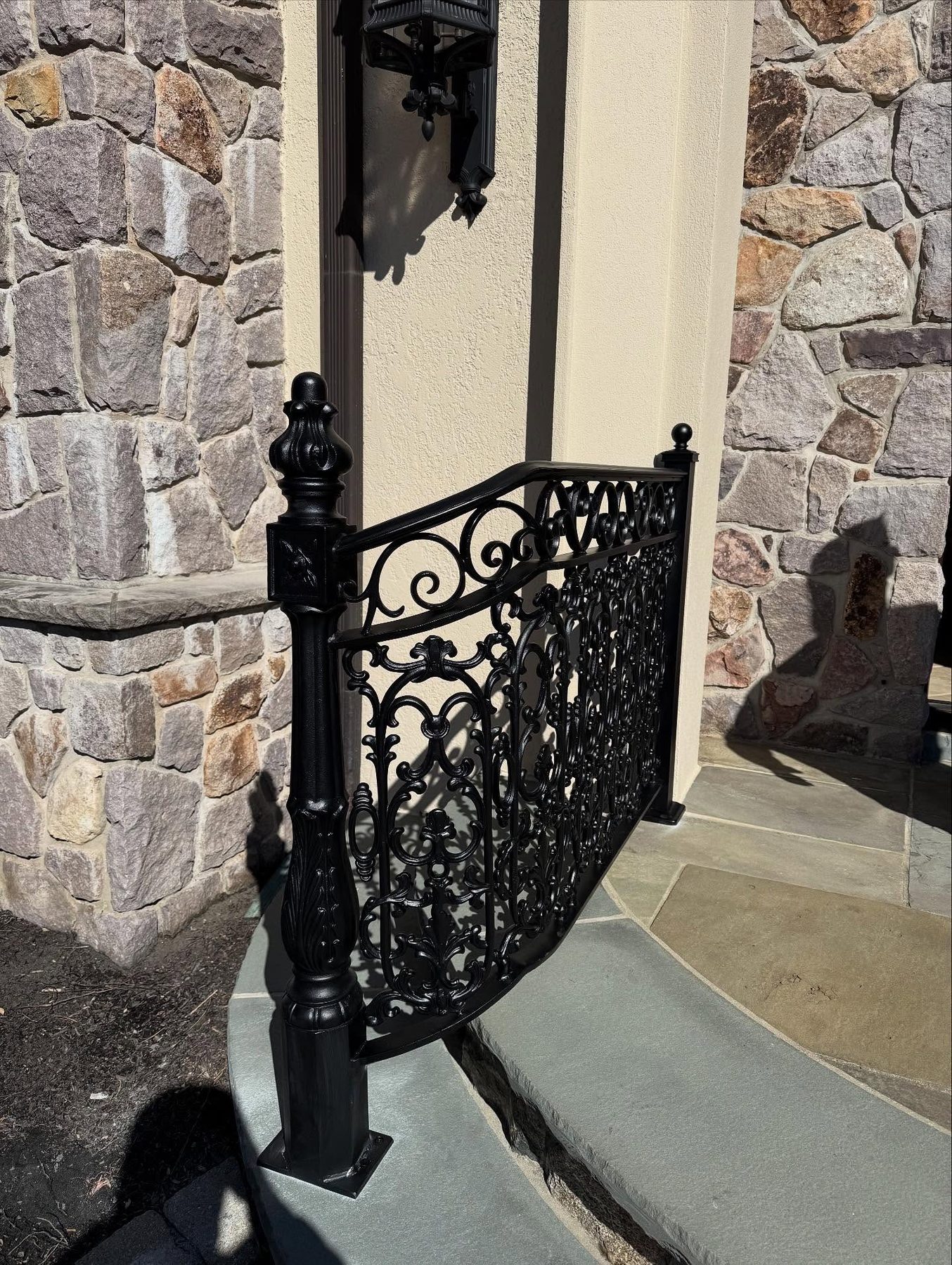 Ornamental Entry Handrail