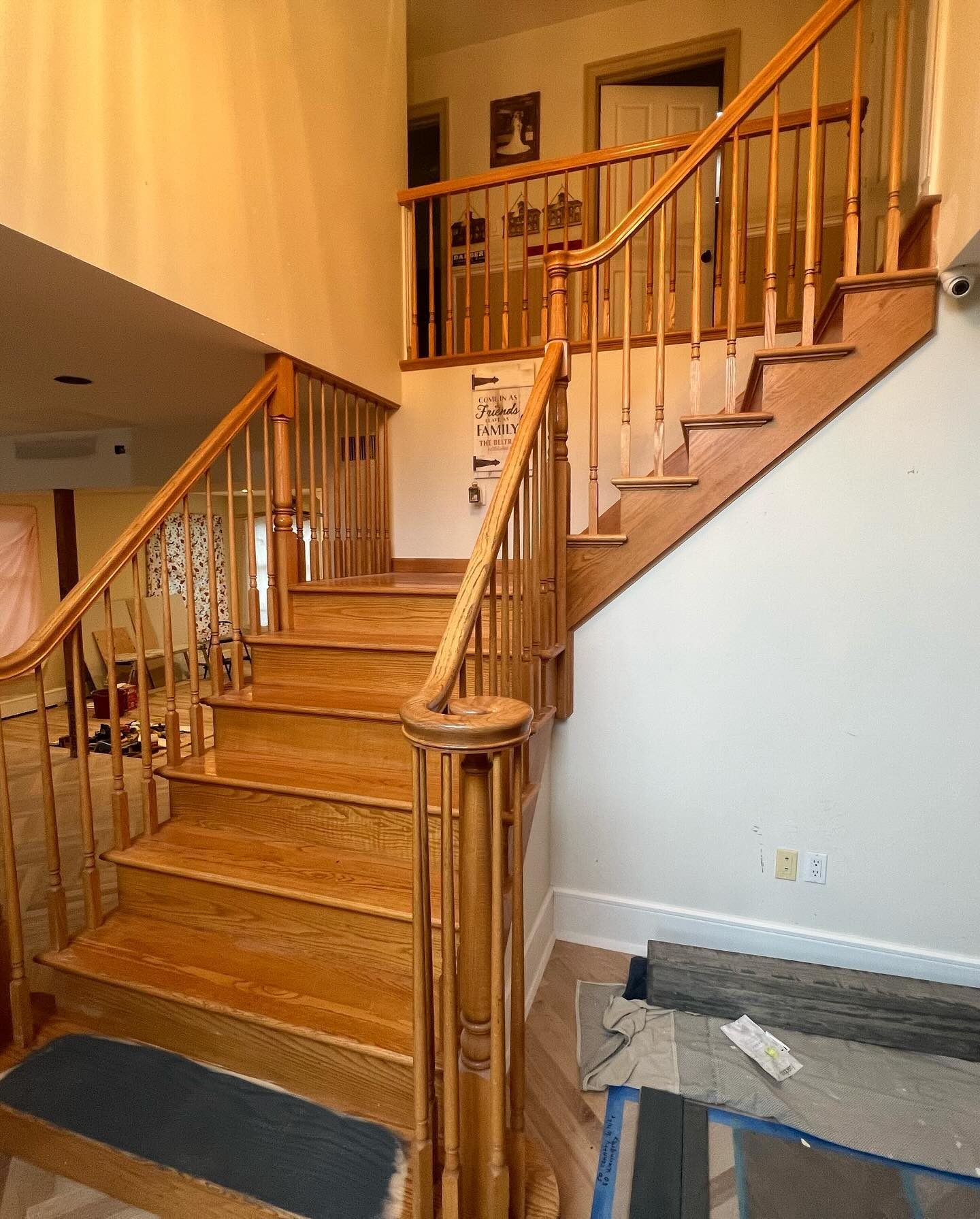 Wood Stair Iron Balusters