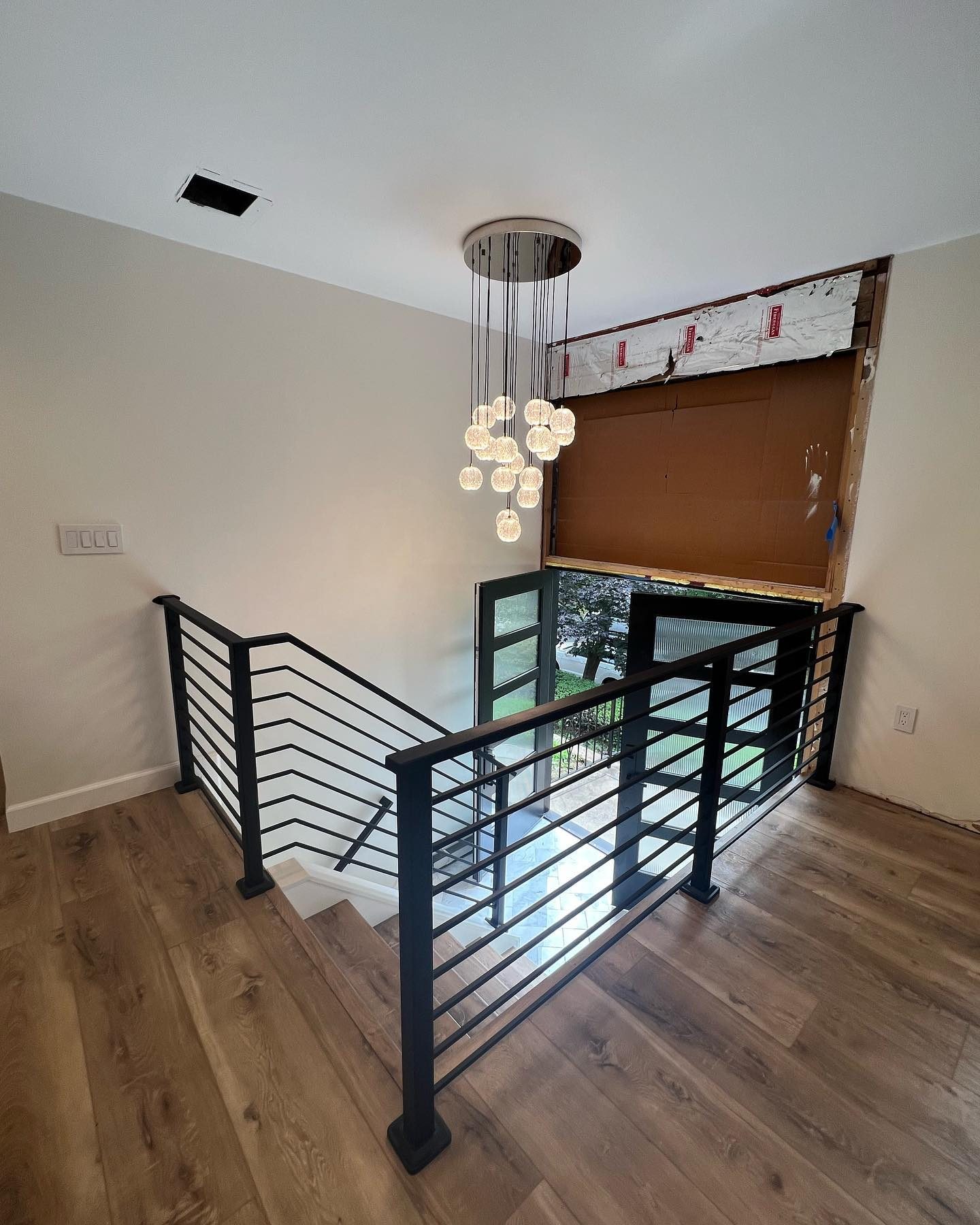 Modern Black Stair Rail