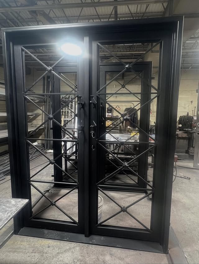 Black Iron Door System